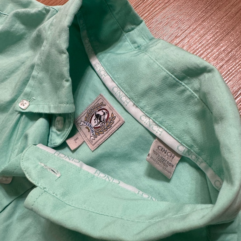 Cinch Men's Solid Long Sleeve Button-Down Western… - image 6